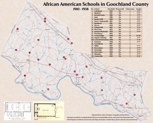 African American Schools in Goochland 1910 -1938