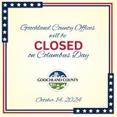 Goochland County Offices will be CLOSED on Columbus Day October 14, 2024
