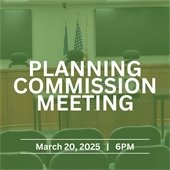 Planning Commission Meeting - March 20 2025