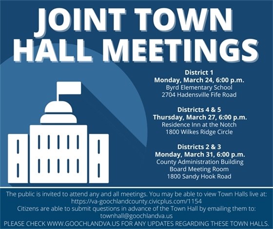 2025 Spring Joint Town Halls