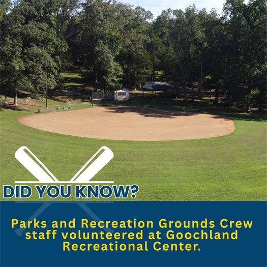 Parks and Recreation Grounds Staff Volunteer