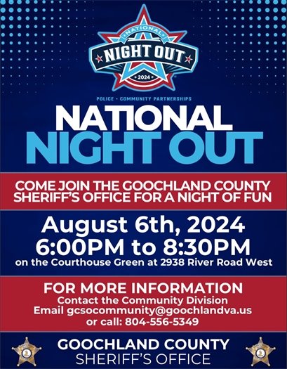 Goochland County Sheriff's Office National Night Out