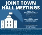 Joint Town Hall Meeting Dates
