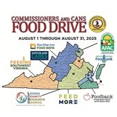 Commissioner of the Revenue's Office Participating in Commissioner & Cans Food & Fund Drive