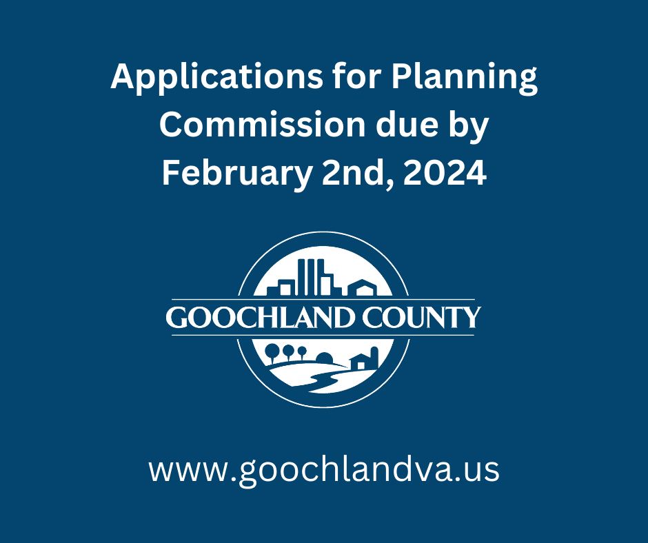 Applications for Planning Commission due by  February 2nd, 2024