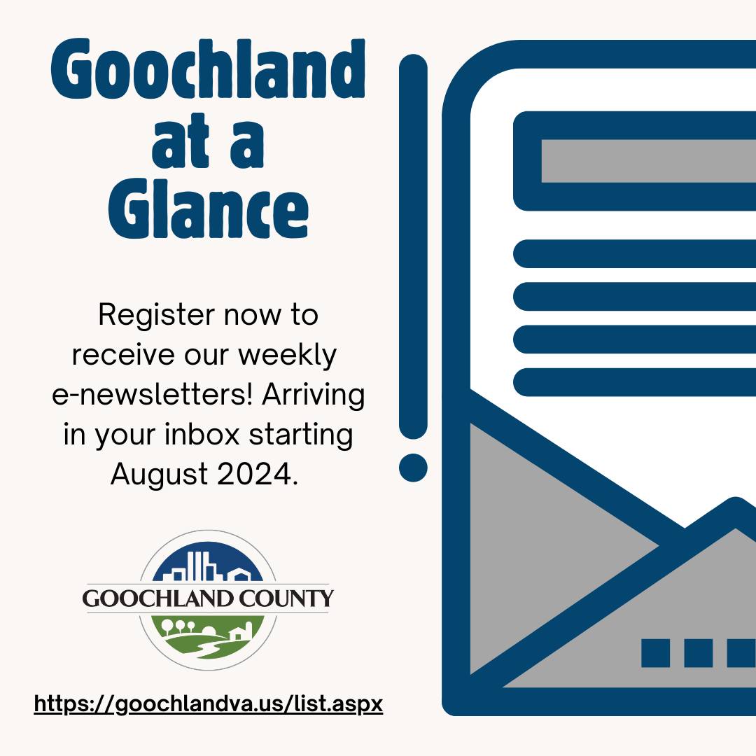 Goochland at a Glance - Sign Up