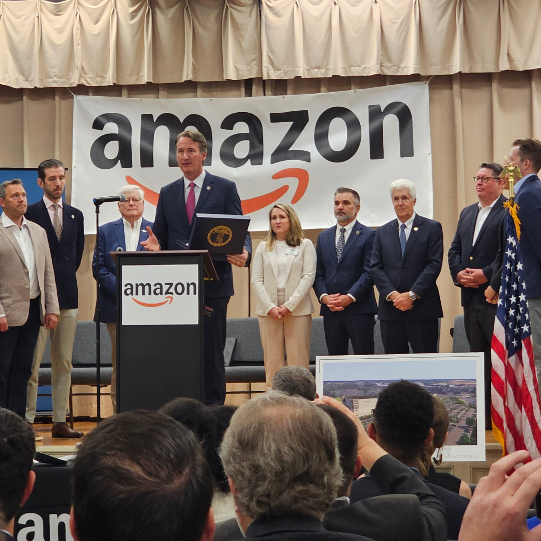 Governor Glenn Youngkin Announces New Amazon Robotics Fulfillment Center in Gooc
