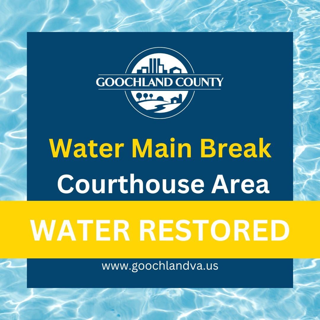 Courthouse Area Water Main Break Water Restored