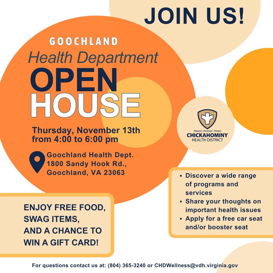 Goochland Open House Nov 13 at 4 pm (1080 x 1080 px)