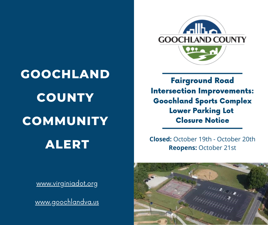 Fairground Roundabout - Parking Lot Closure