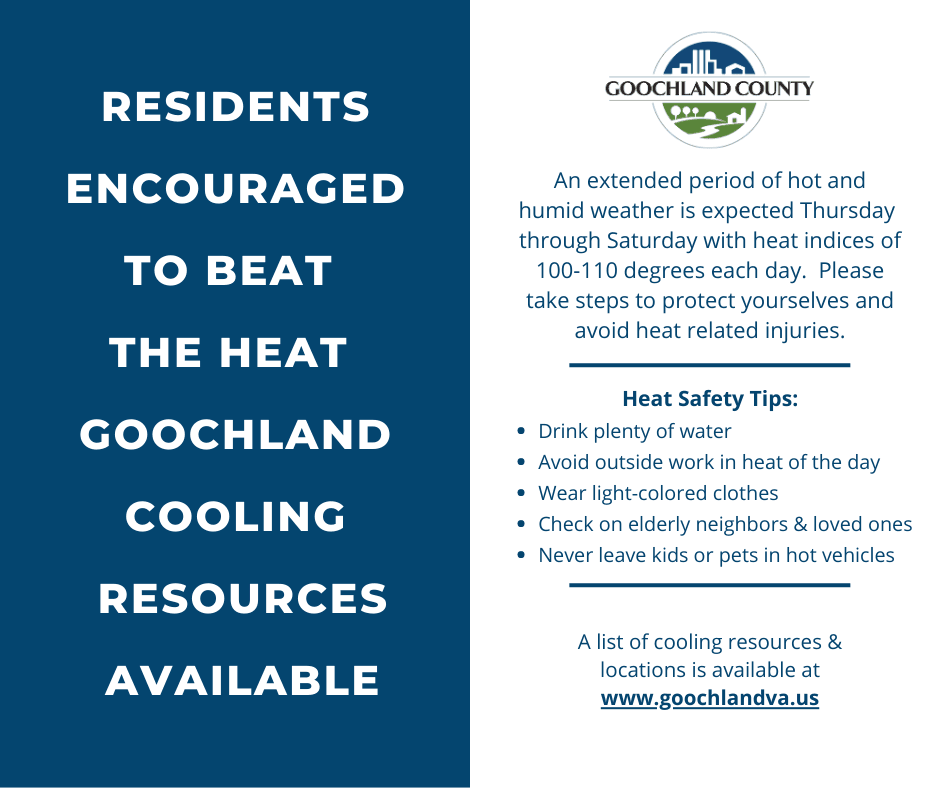 Residents Encouraged to Beat the Heat - Cooling Resources