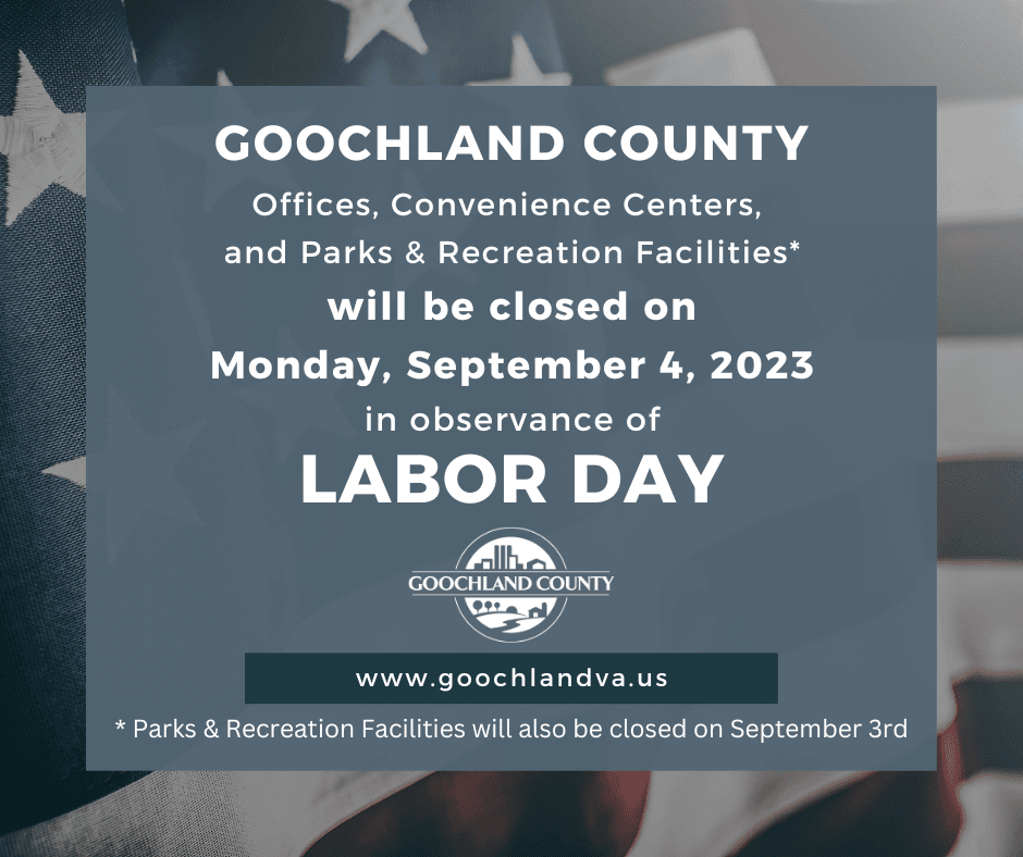 Labor Day 2023 Closures and Delays