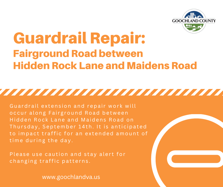 Guardrail Work - Fairground Road - 9-14-23