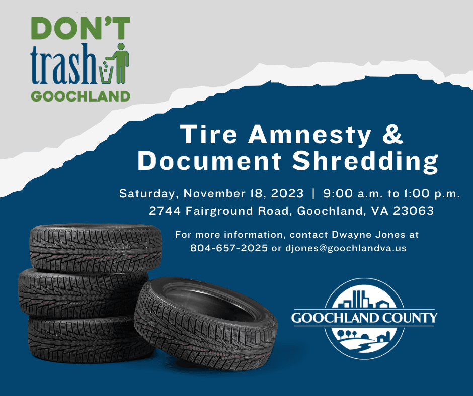 Tire Amnesty and Document Shredding 2023