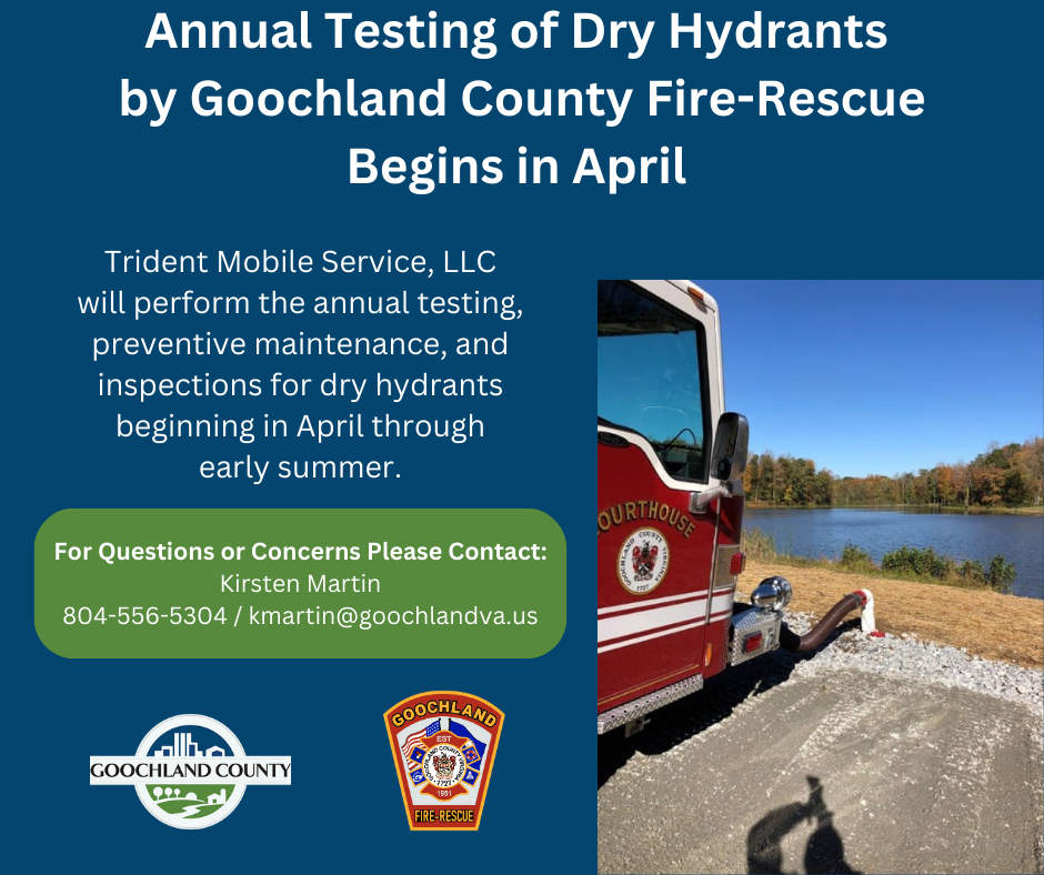 Annual Testing of Dry Hydrants - April 2024