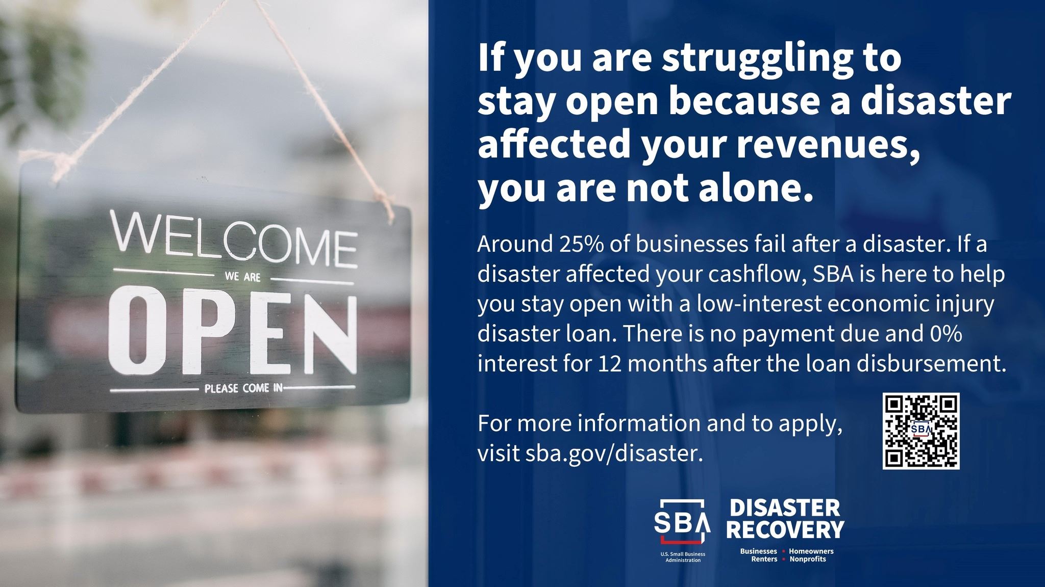 US Small Business Administration - Economic Injury Disaster Loans - April 2025