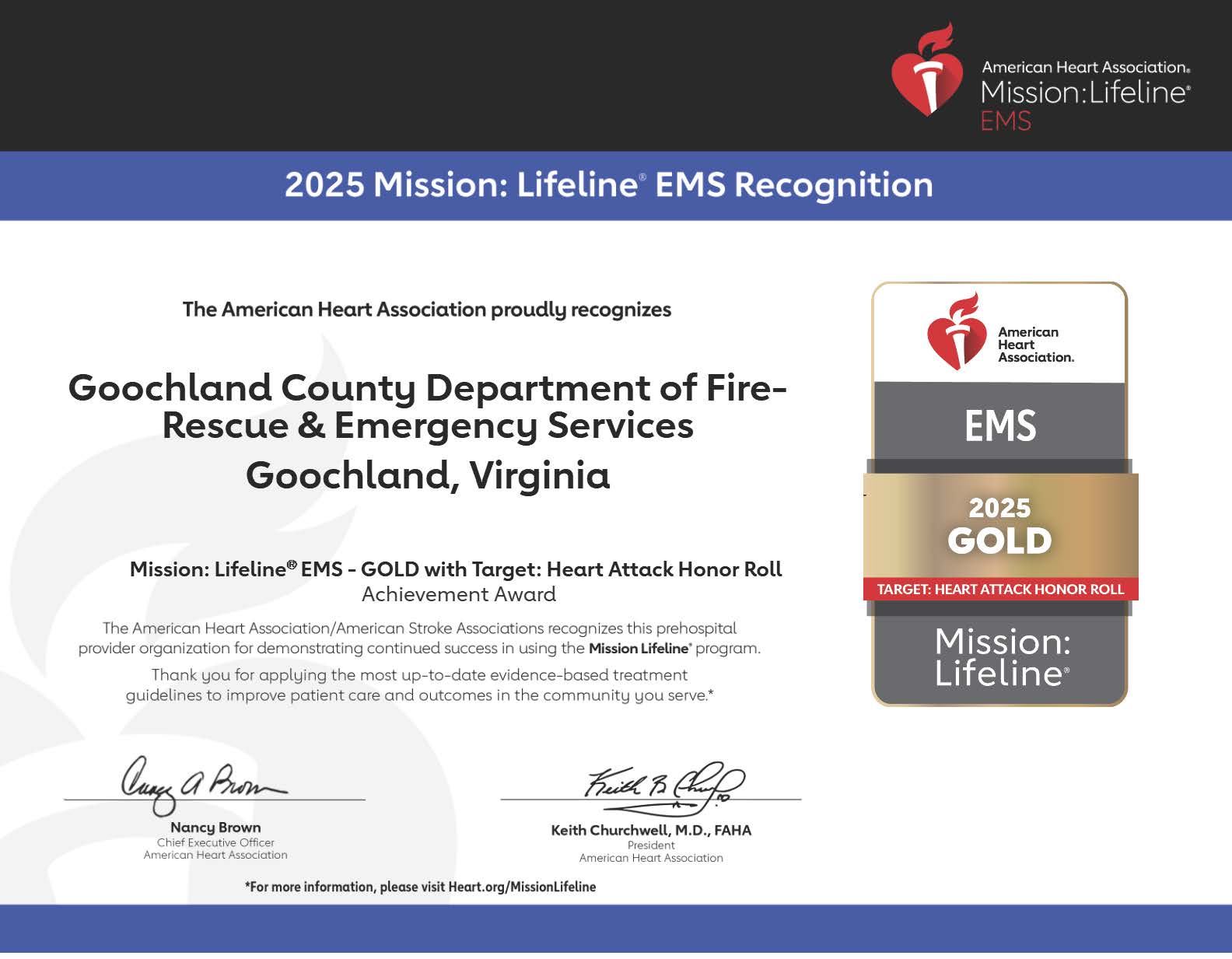 GoldTargetAHeartAttack2025