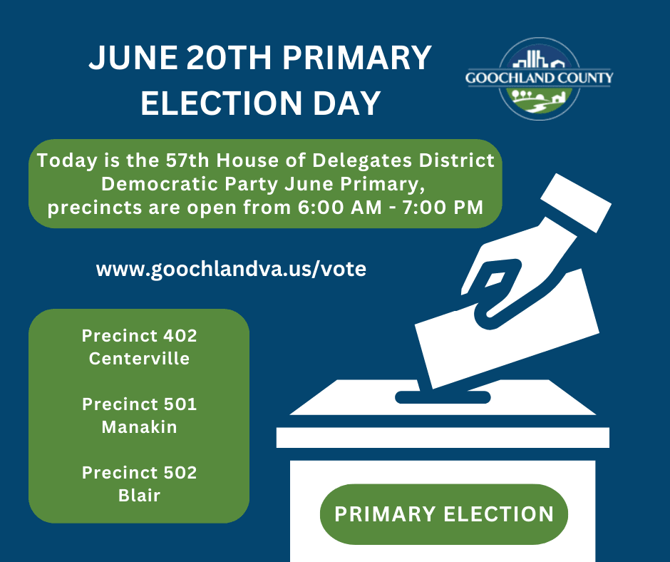 57th District Primary Election - June 2023 - Election Day
